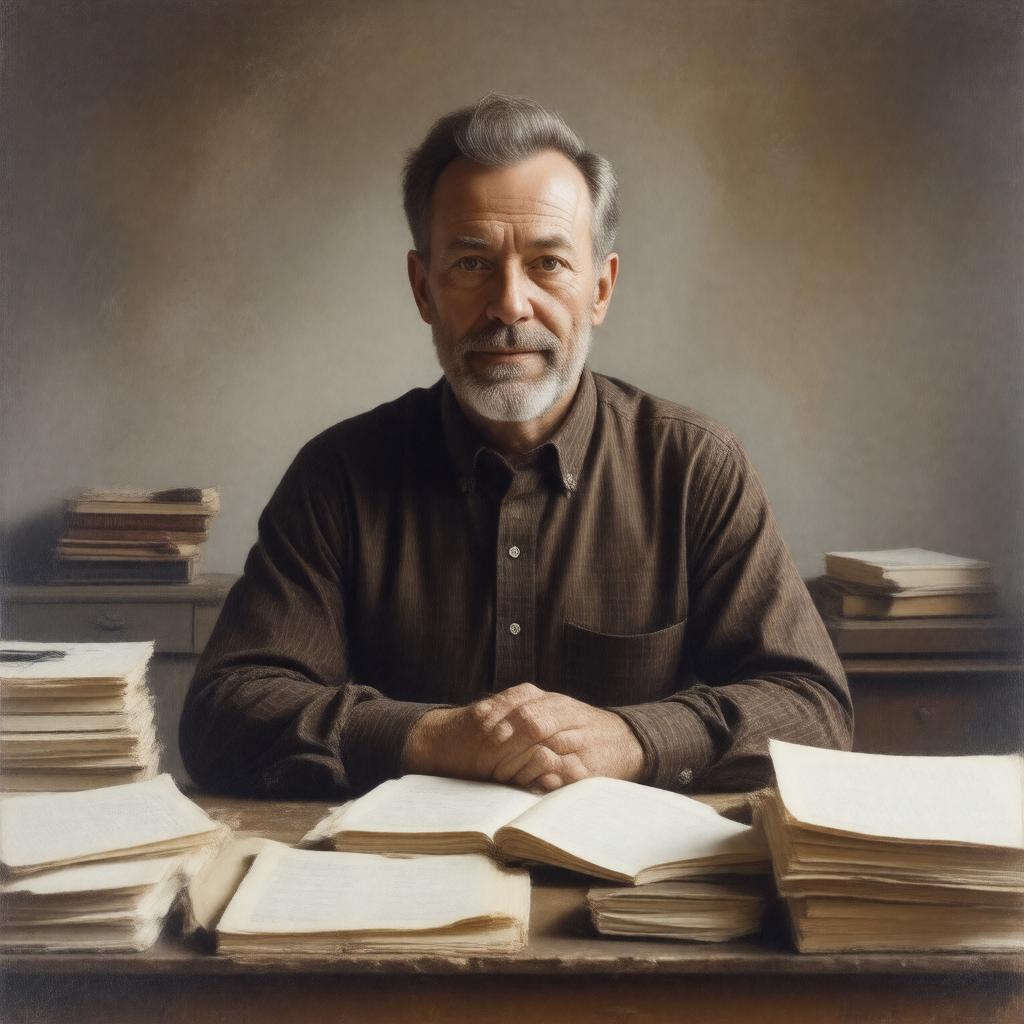 AI-created image of John Nichols