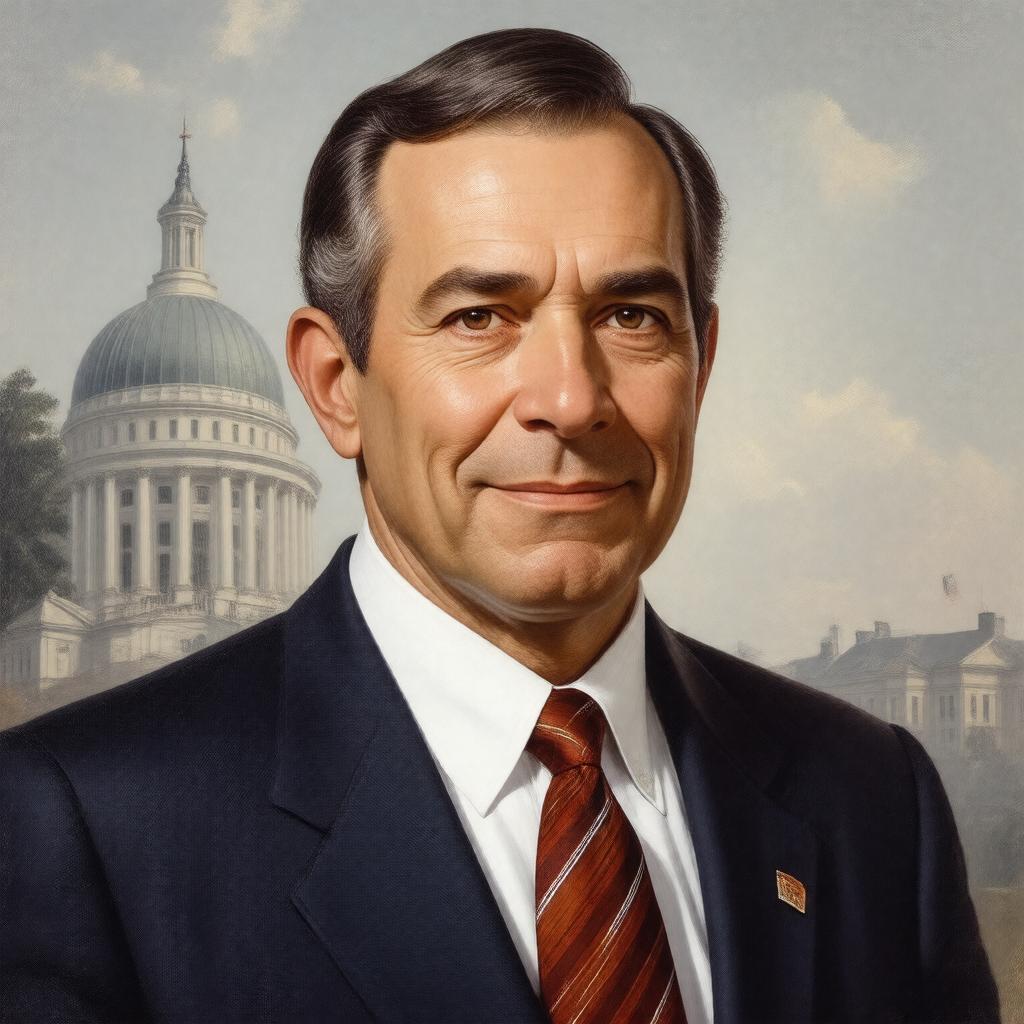 AI-created image of John O. Pastore