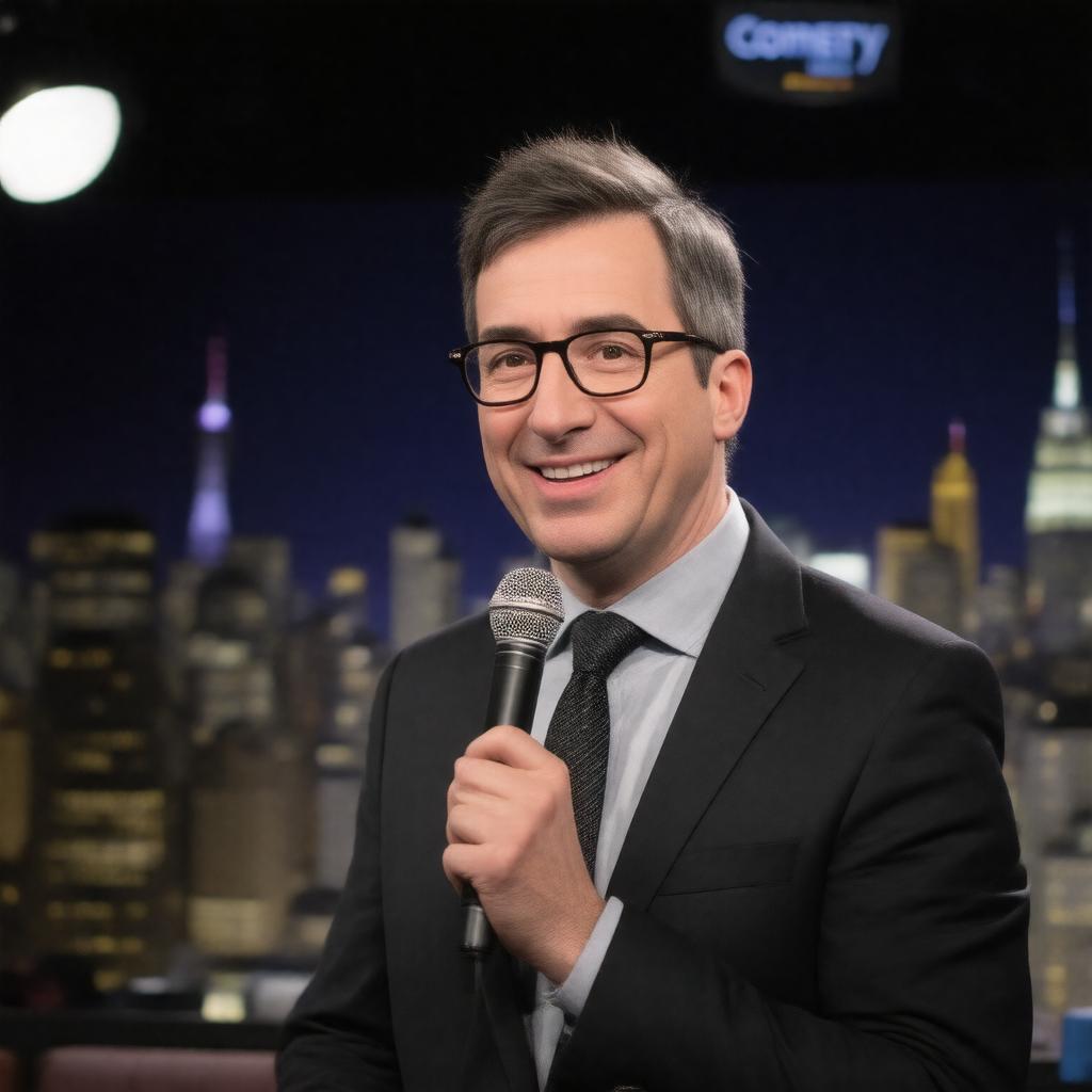 AI-created image of John Oliver's New York Stand-Up Show