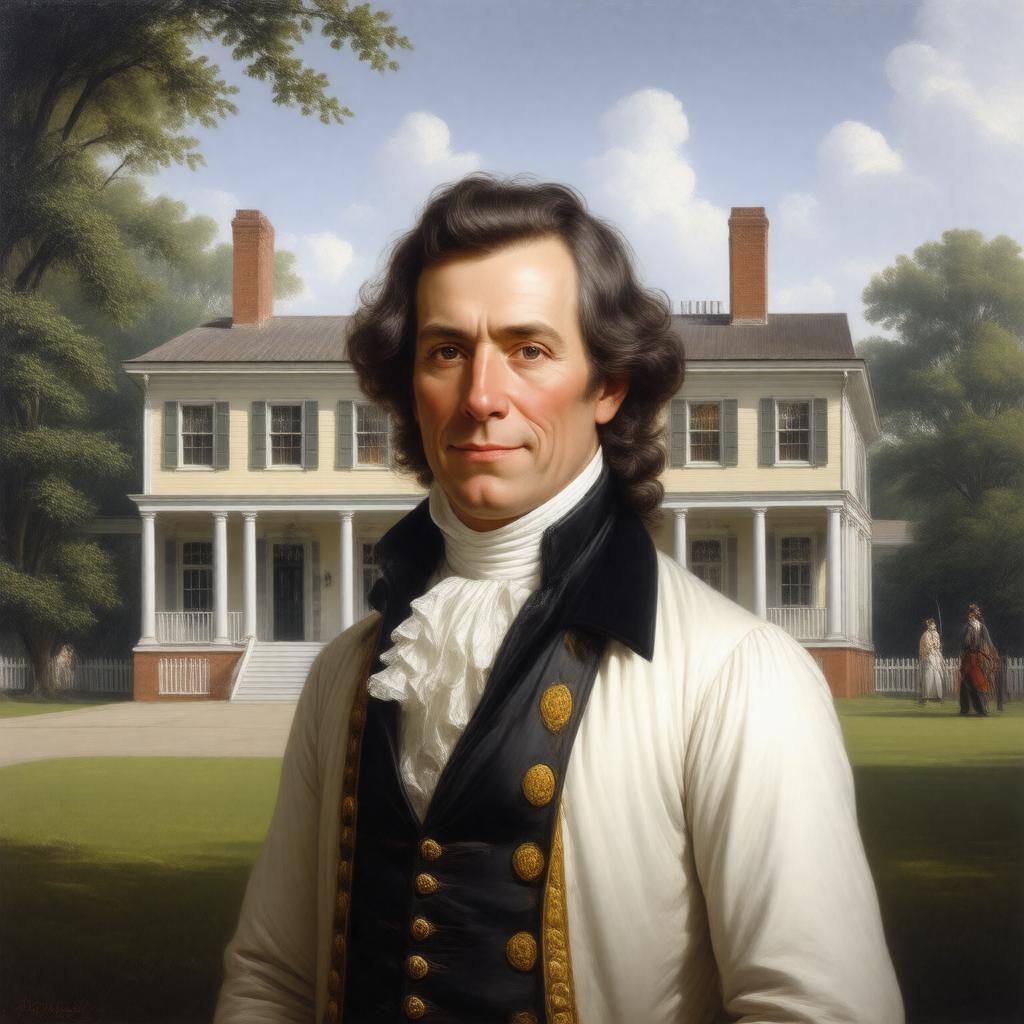 AI-created image of John Parke Custis