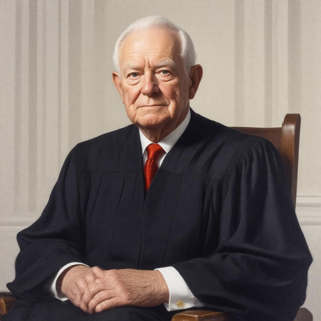 AI-created image of John Paul Stevens