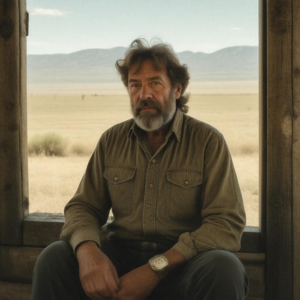 AI-created image of John Perry Barlow