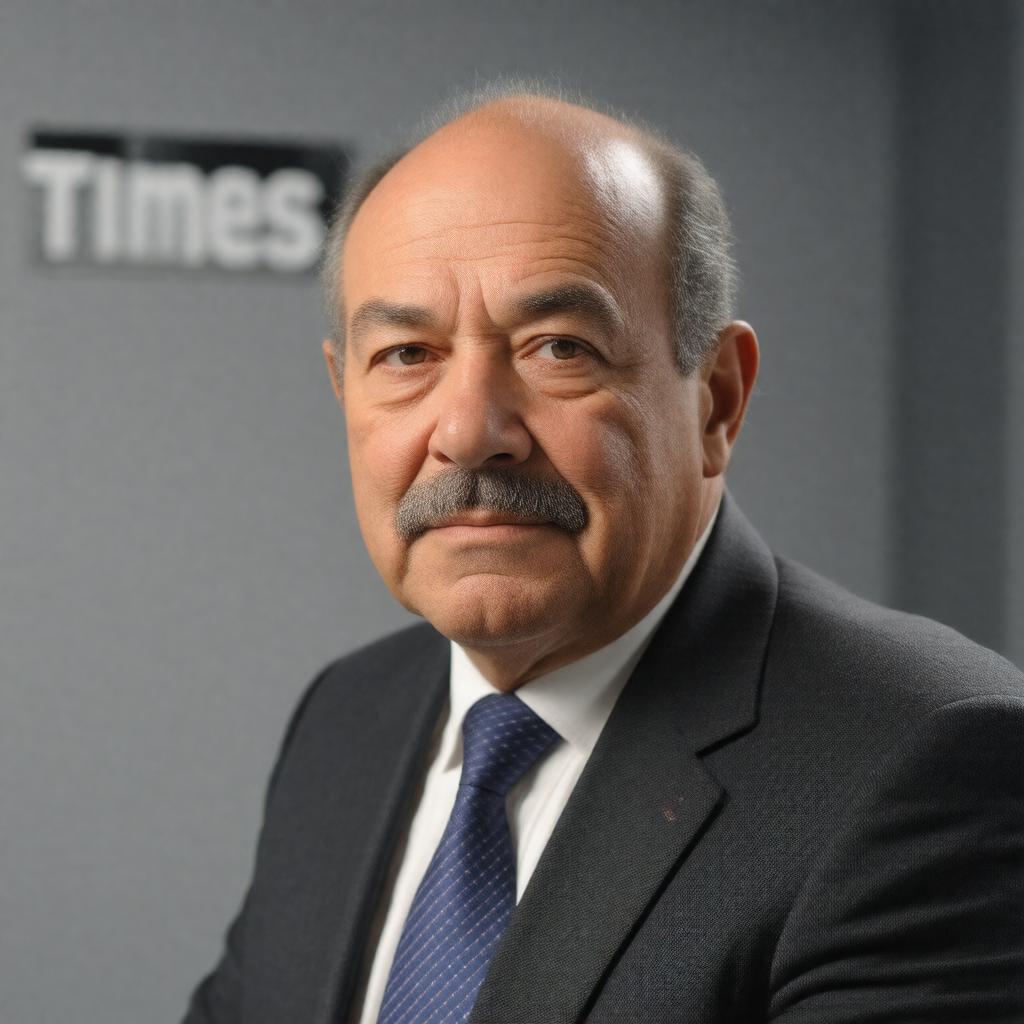 AI-created image of John Pienaar