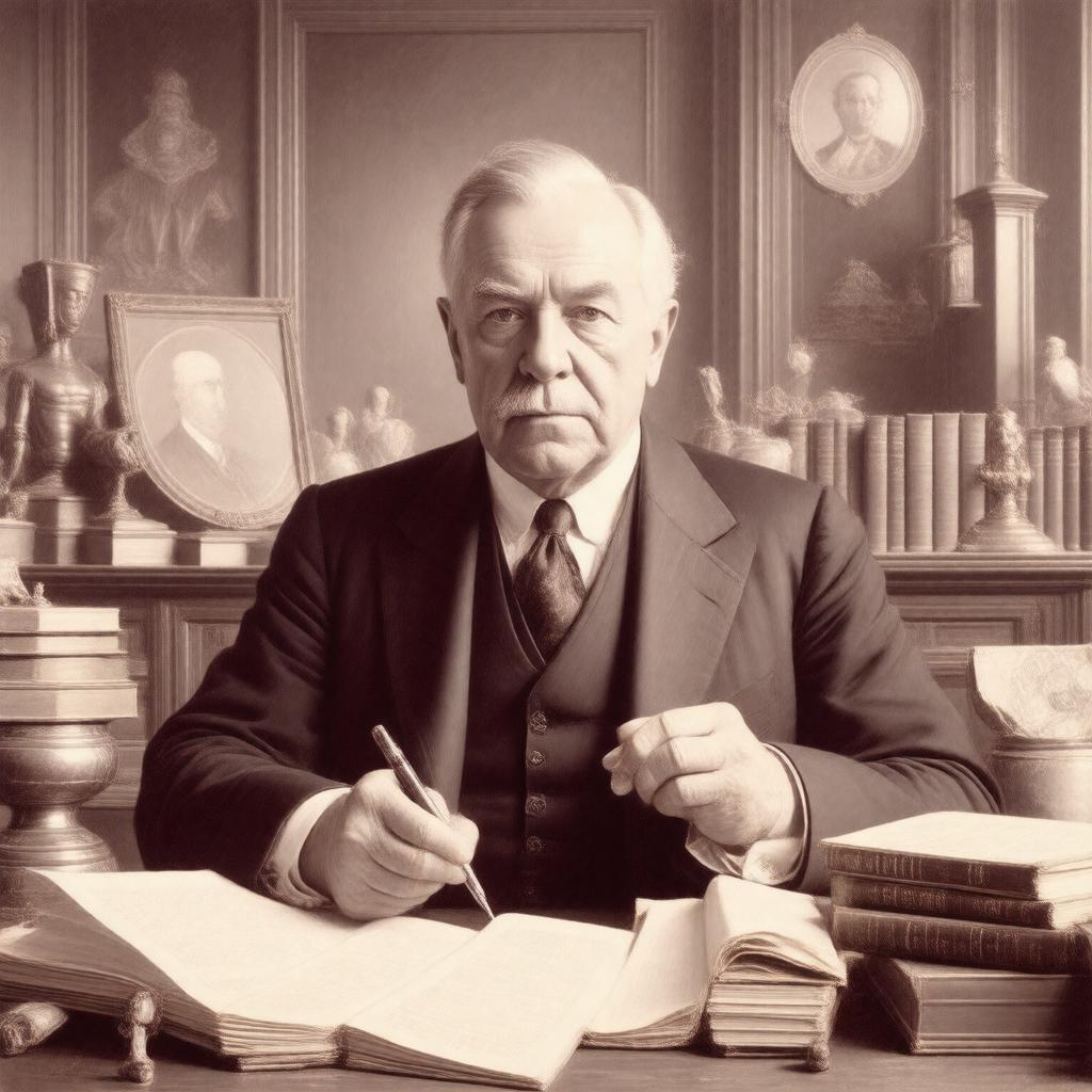 AI-created image of John Pierpont Morgan