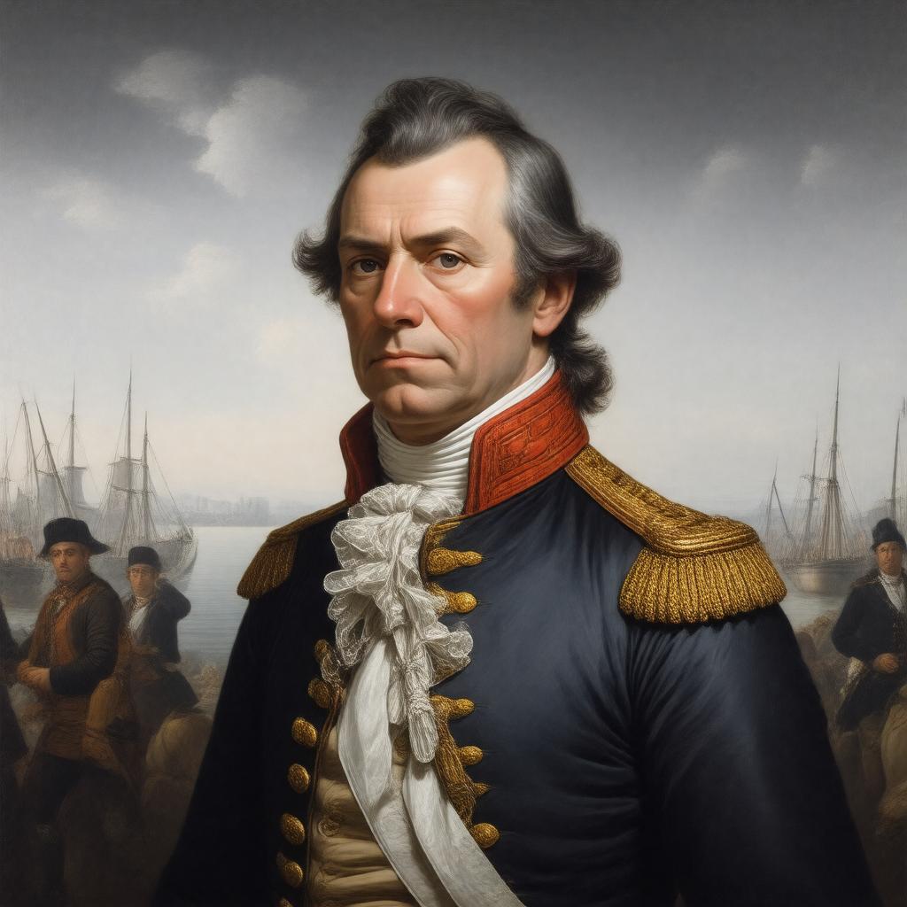 AI-created image of John Pitcairn