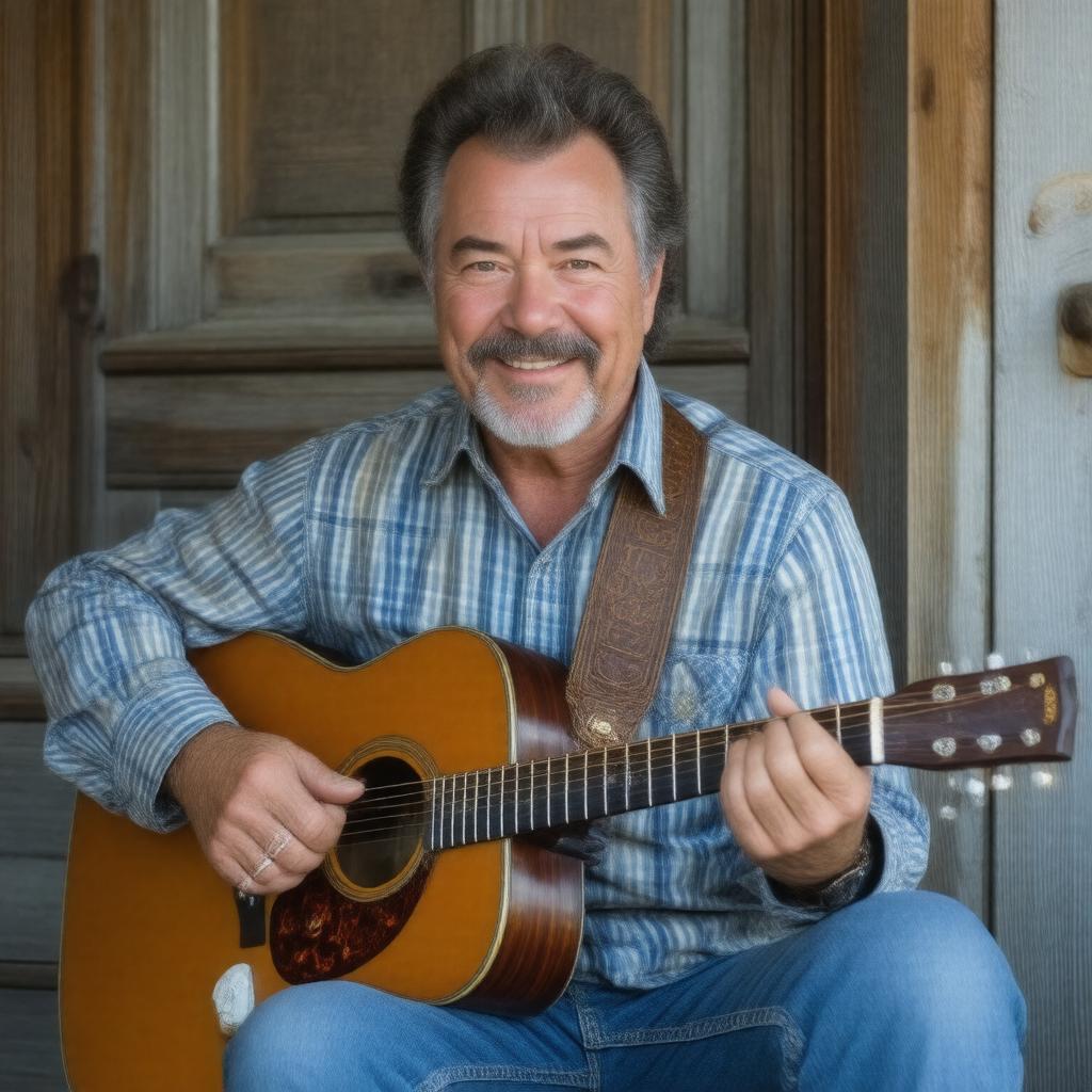 AI-created image of John Prine