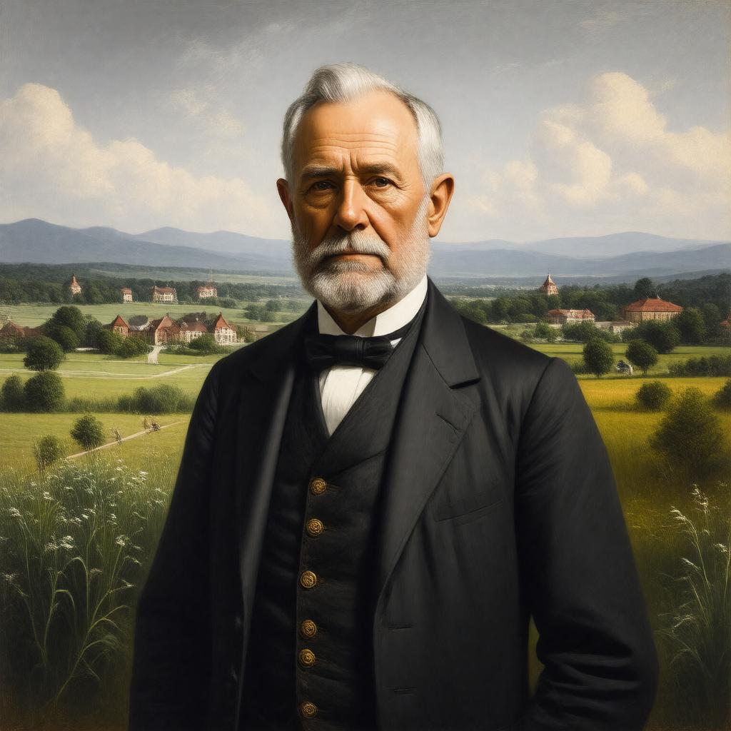 Click to view larger image AI-created image of John Purdue