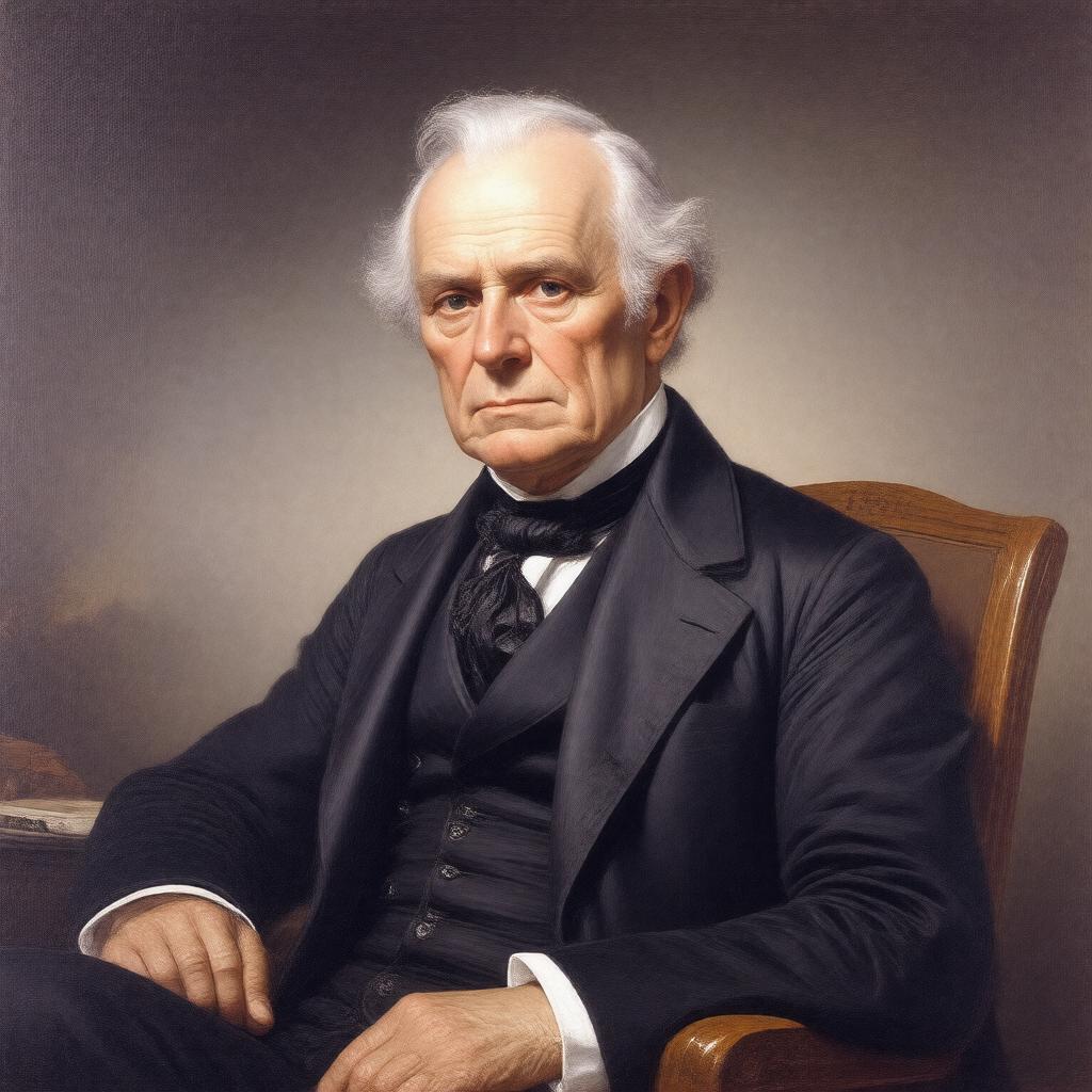 AI-created image of John Quincy Adams