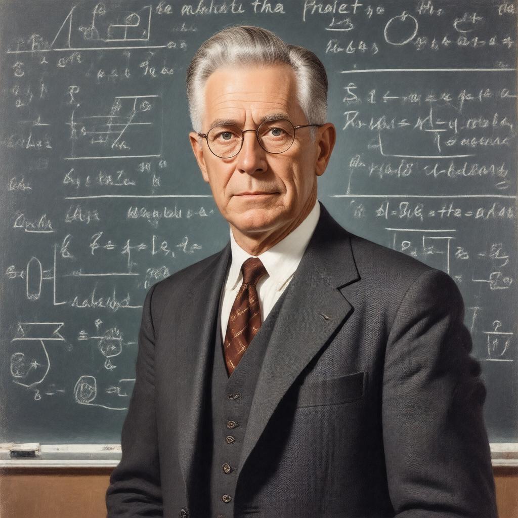 AI-created image of John R. Dunning
