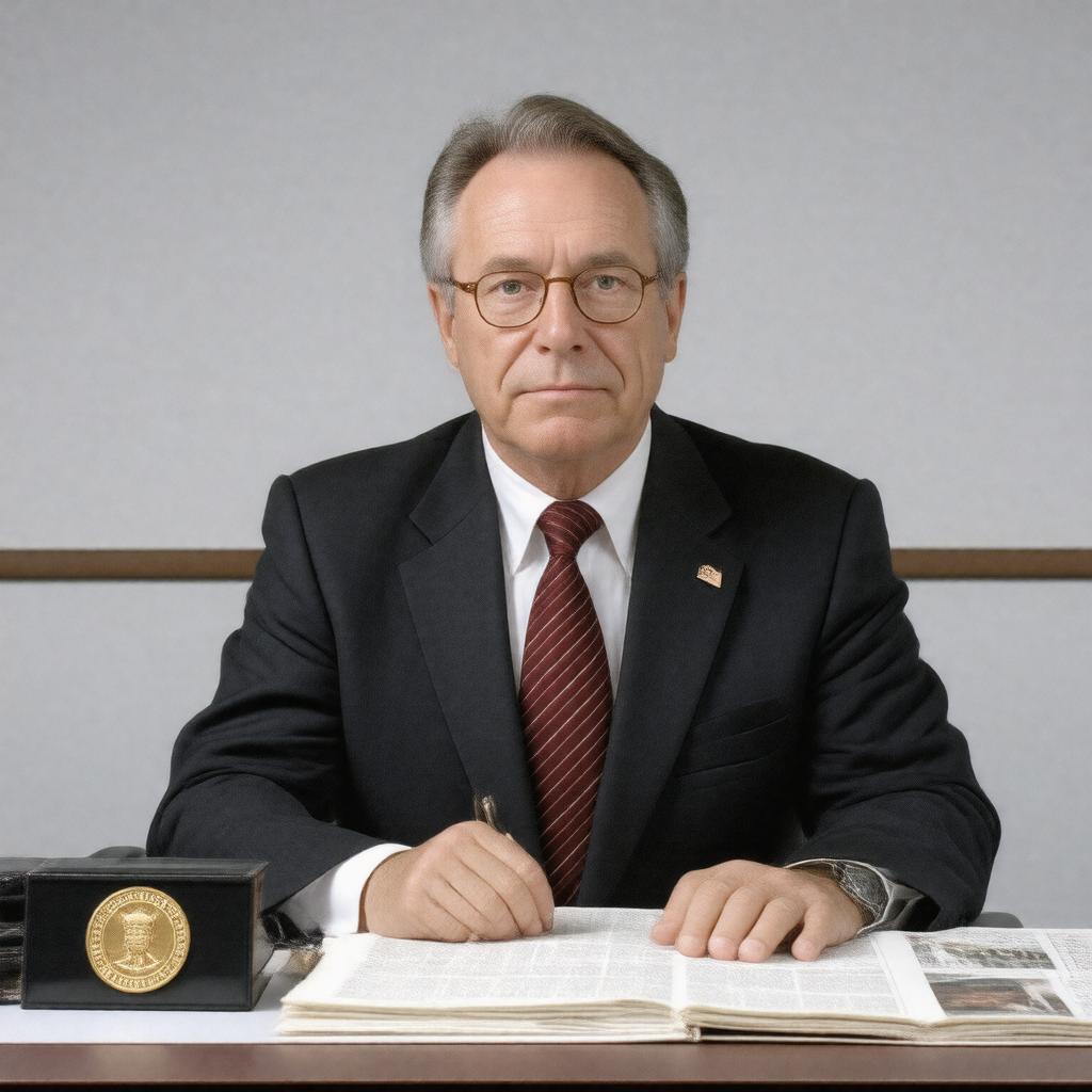 Click to view larger image AI-created image of John R. Ellement