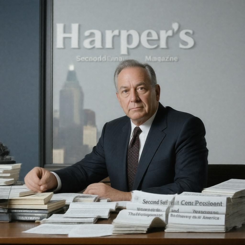 AI-created image of John R. MacArthur