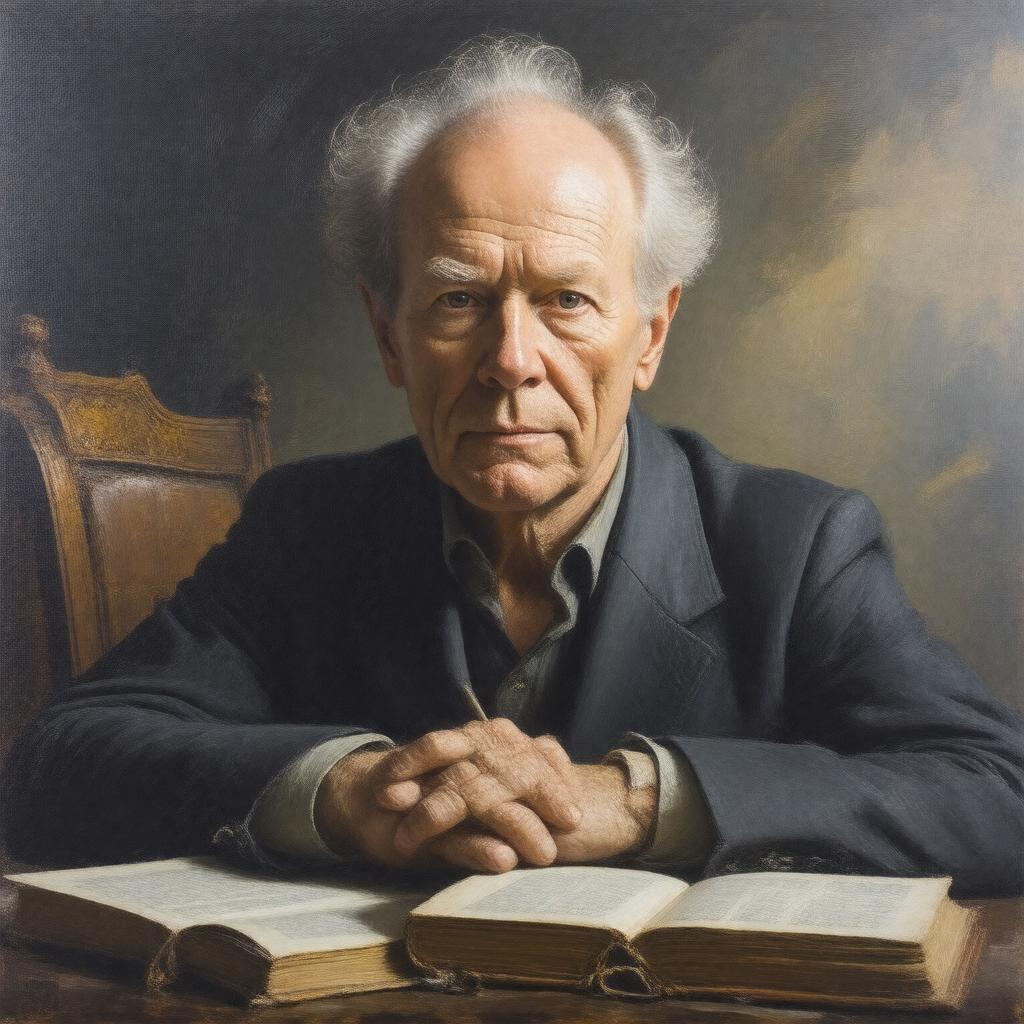 AI-created image of John Ralston Saul