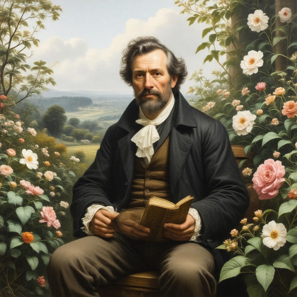 AI-created image of John Ray