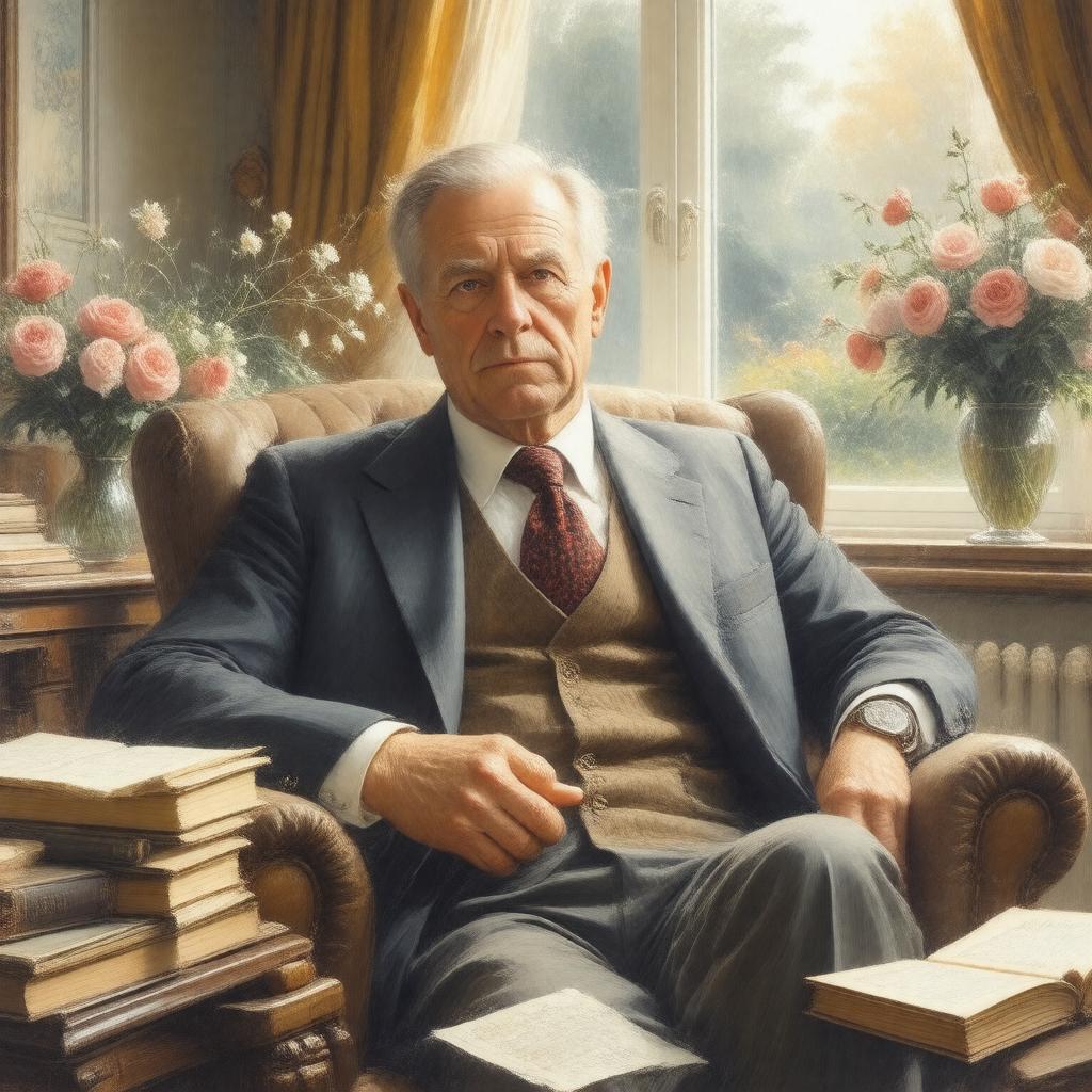 AI-created image of John Ronald Reuel Tolkien