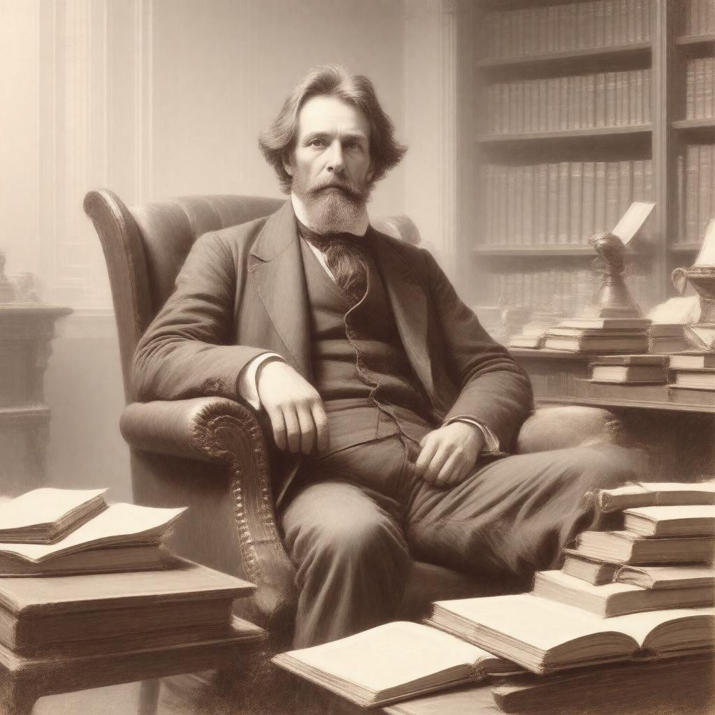 AI-created image of John Ruskin