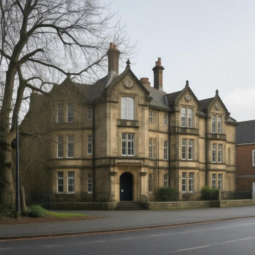 AI-created image of John Ruskin Grammar School
