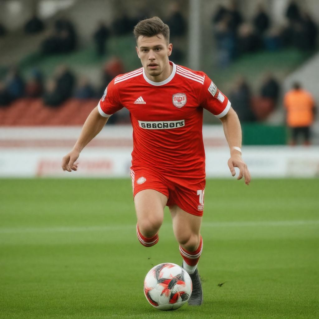 AI-created image of John Russell (footballer)