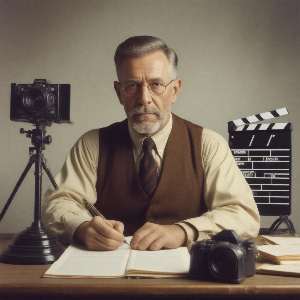 AI-created image of John Russell (writer)