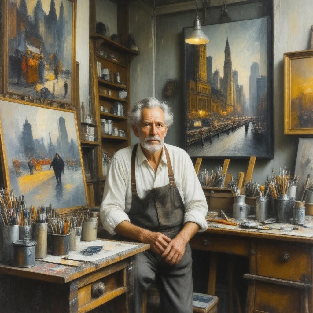 AI-created image of John Sloan