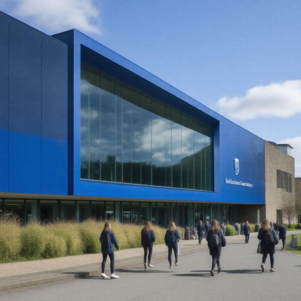 AI-created image of John Snow College, Durham University