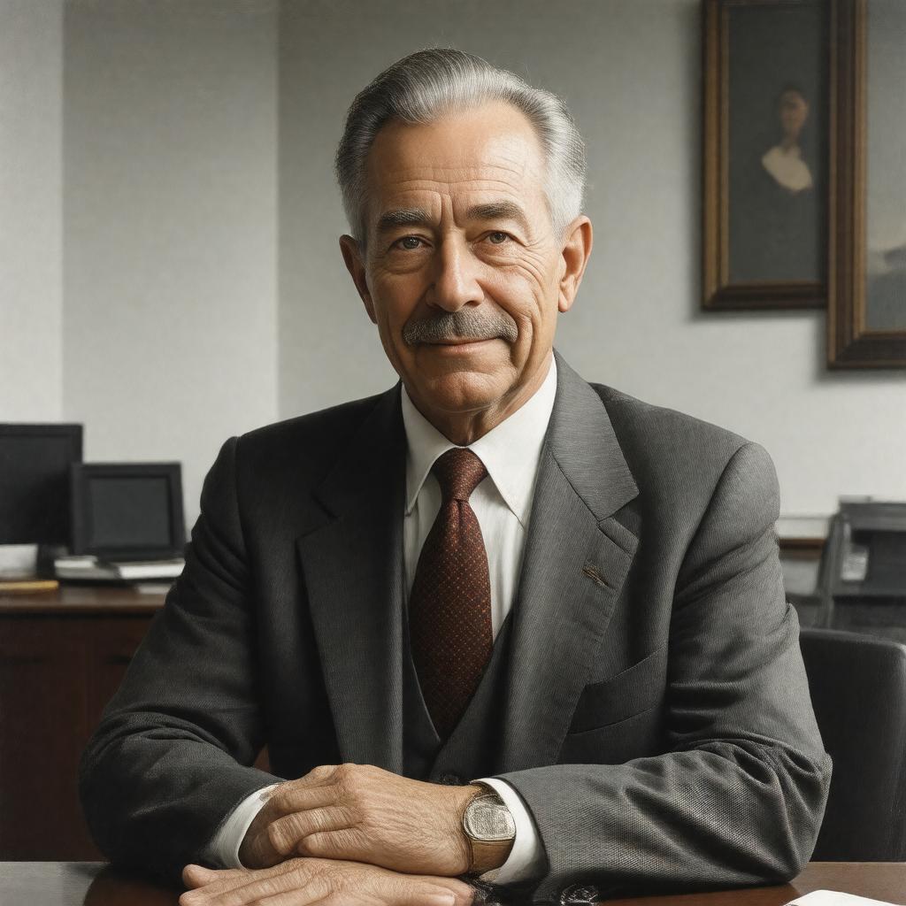 Click to view larger image AI-created image of John Spiegel