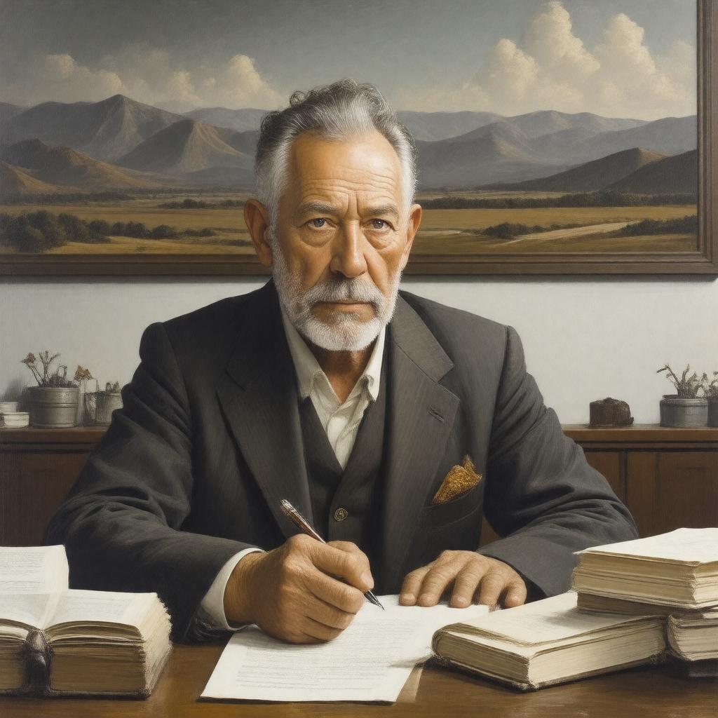 AI-created image of John Steinbeck