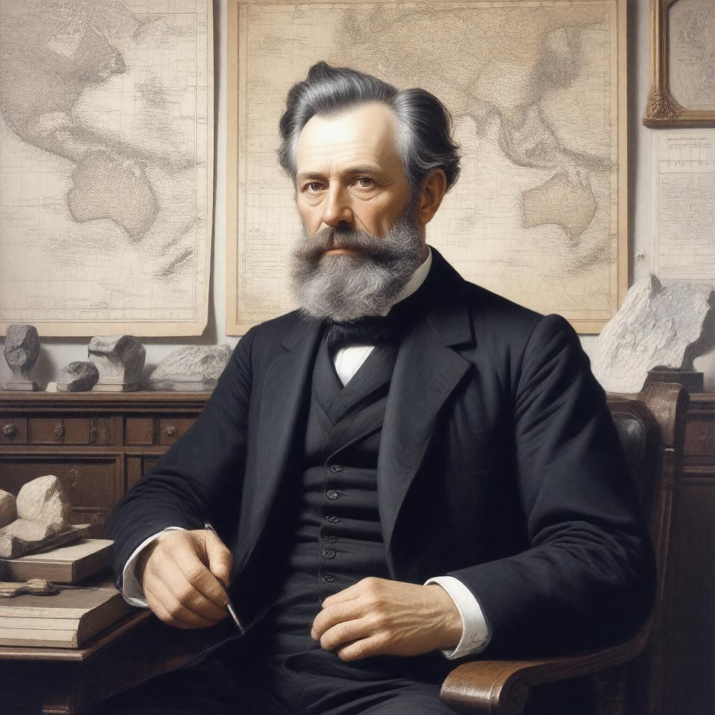 Click to view larger image AI-created image of John Strong Newberry
