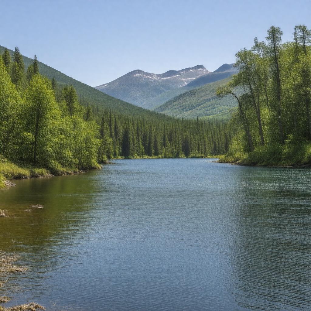 AI-created image of John T. Cheeseman Provincial Park