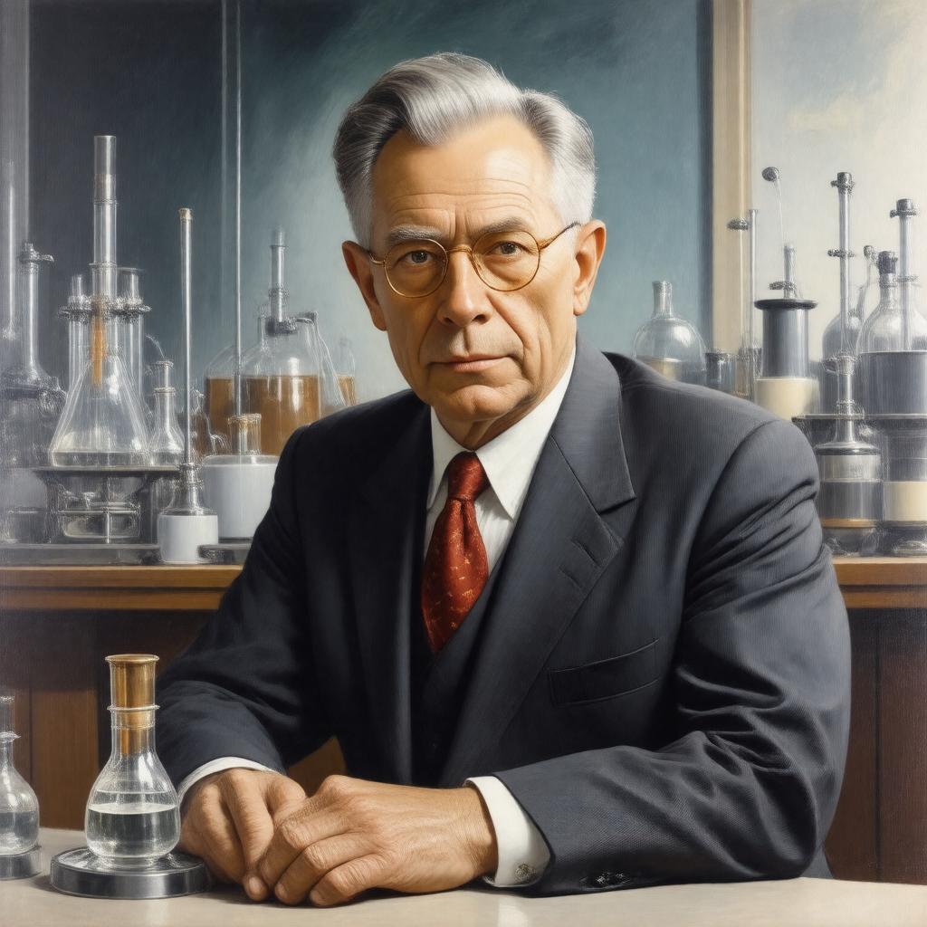 AI-created image of John T. Edsall