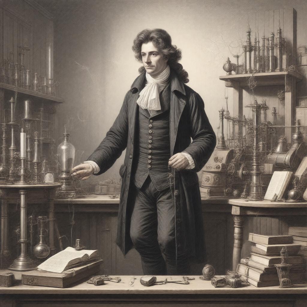 AI-created image of John Theophilus Desaguliers