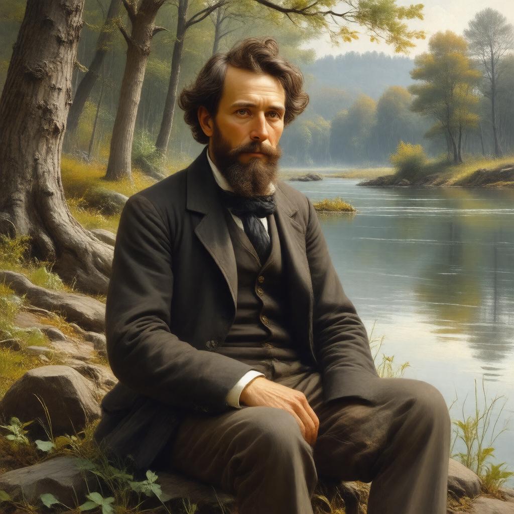 AI-created image of John Thoreau