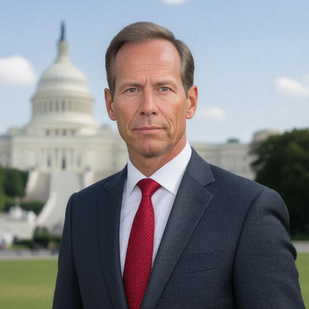 AI-created image of John Thune