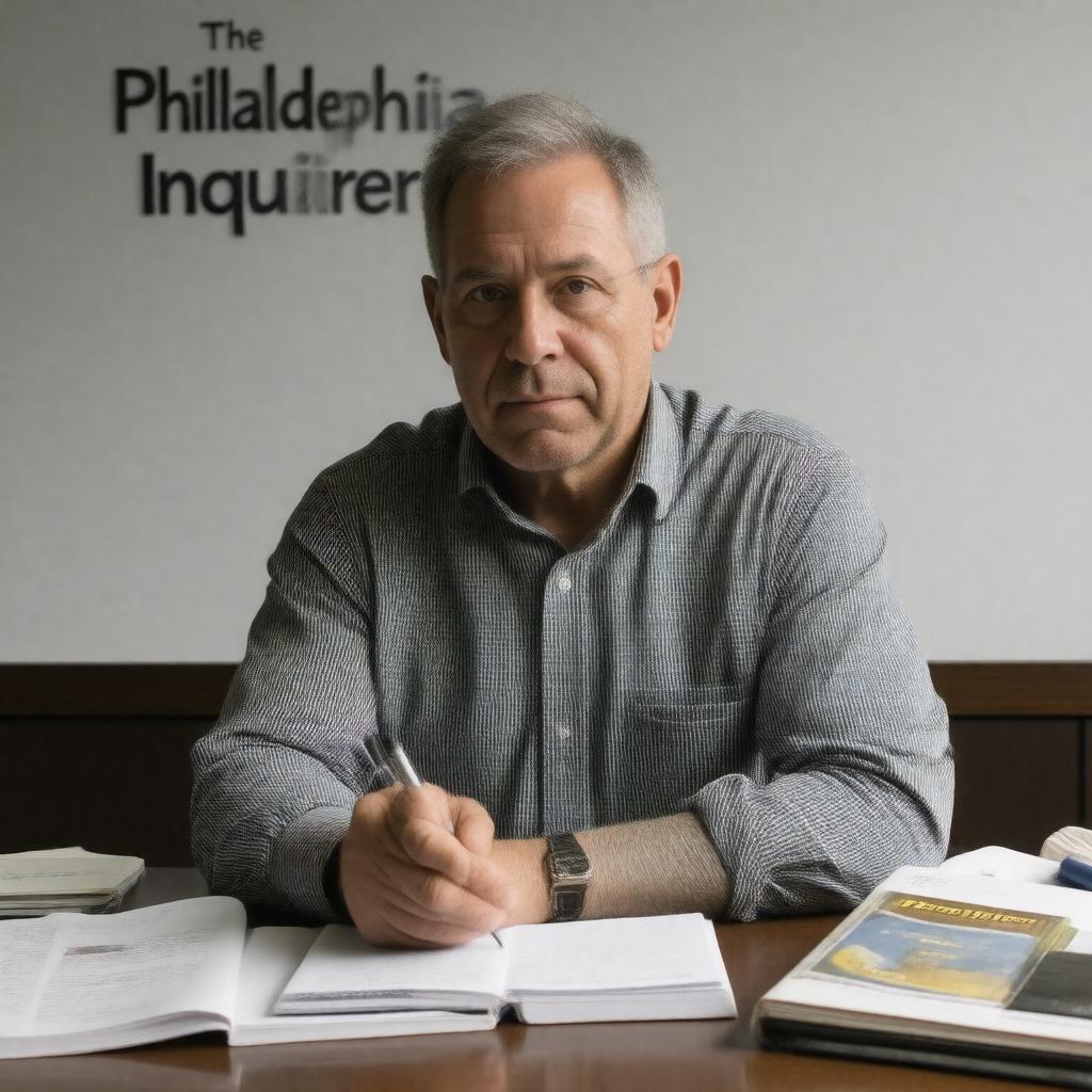 AI-created image of John Timpane