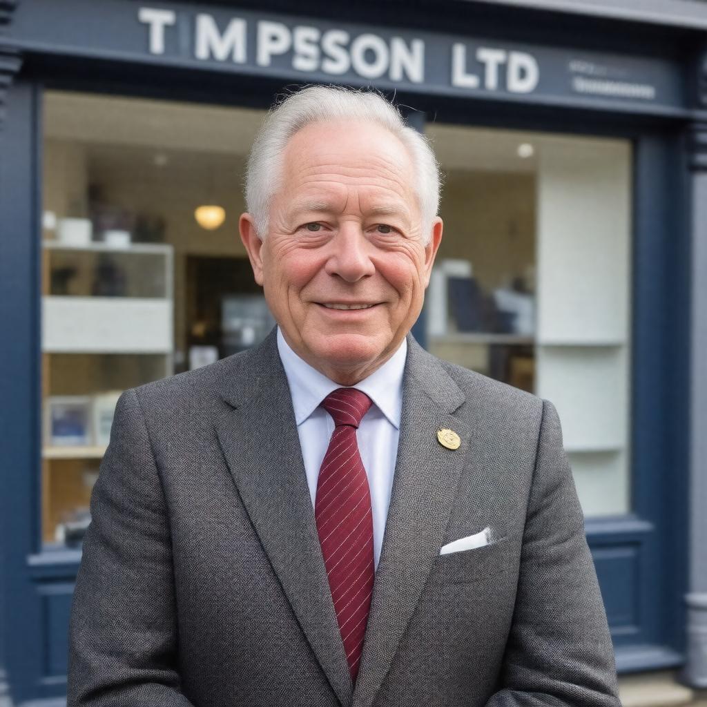 Click to view larger image AI-created image of John Timpson