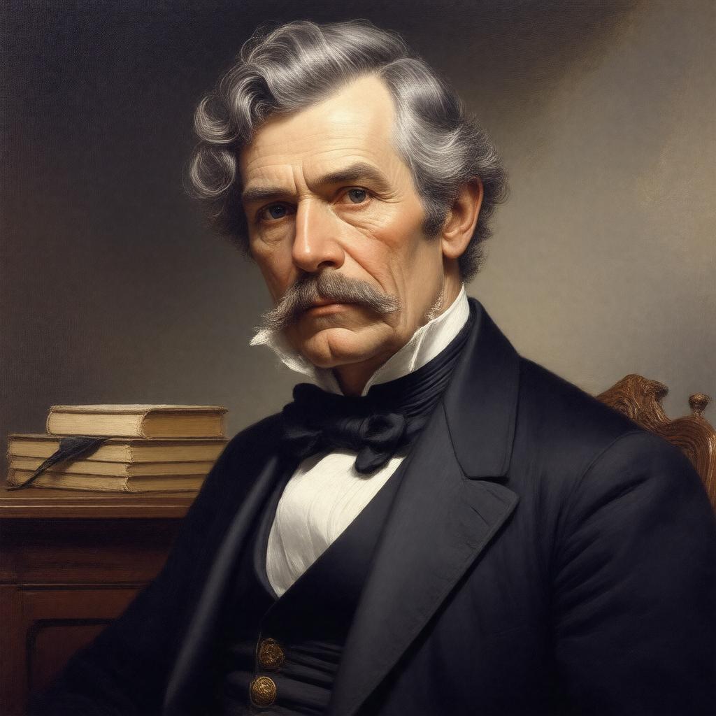 AI-created image of John Treat Irving