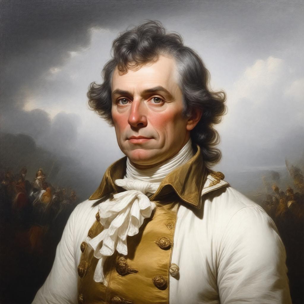 AI-created image of John Trumbull