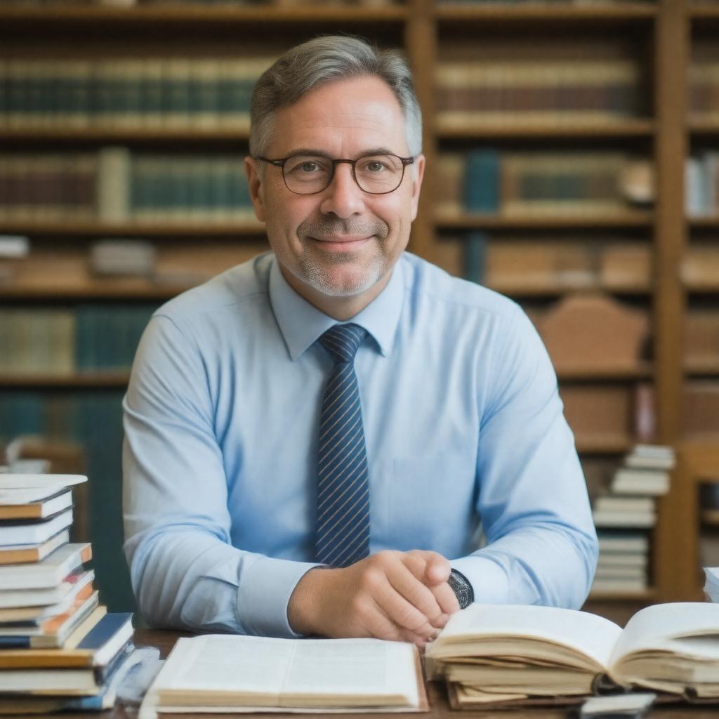 AI-created image of John Van Oudenaren