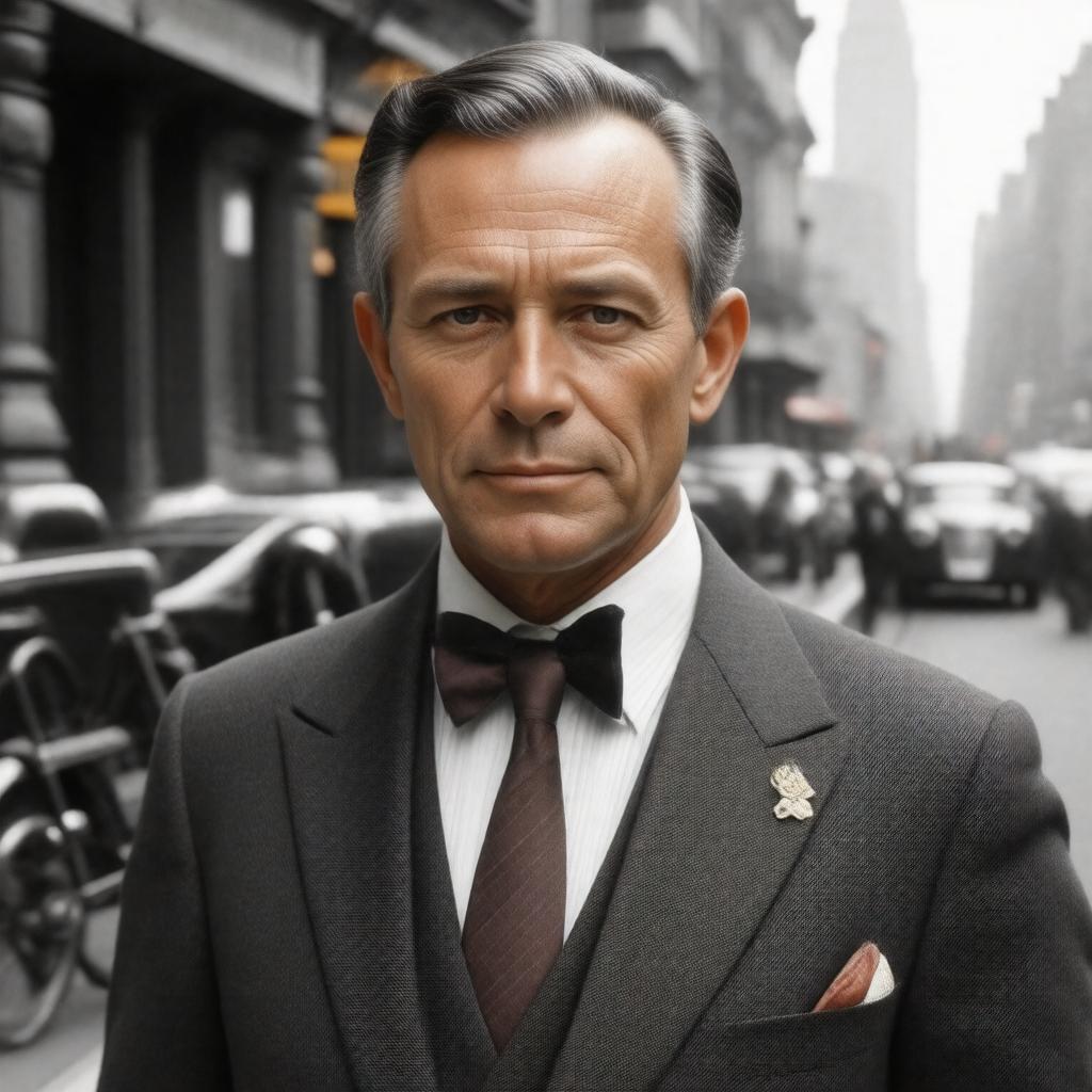 AI-created image of John Vernou Bouvier III