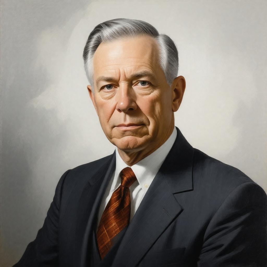 AI-created image of John W. Gardner
