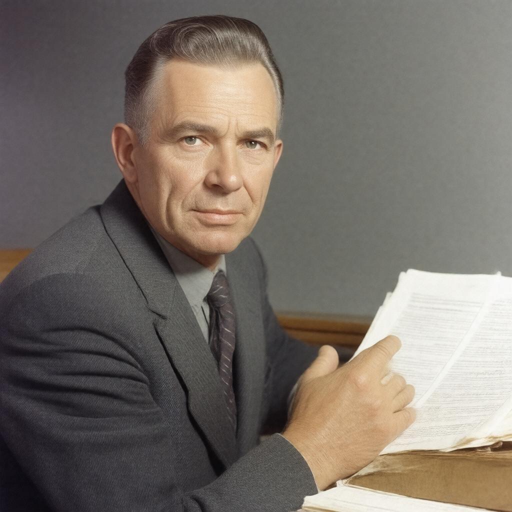 AI-created image of John W. Hetrick