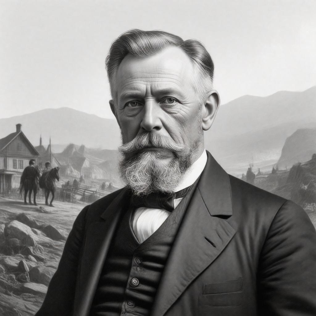 AI-created image of John W. Mackay