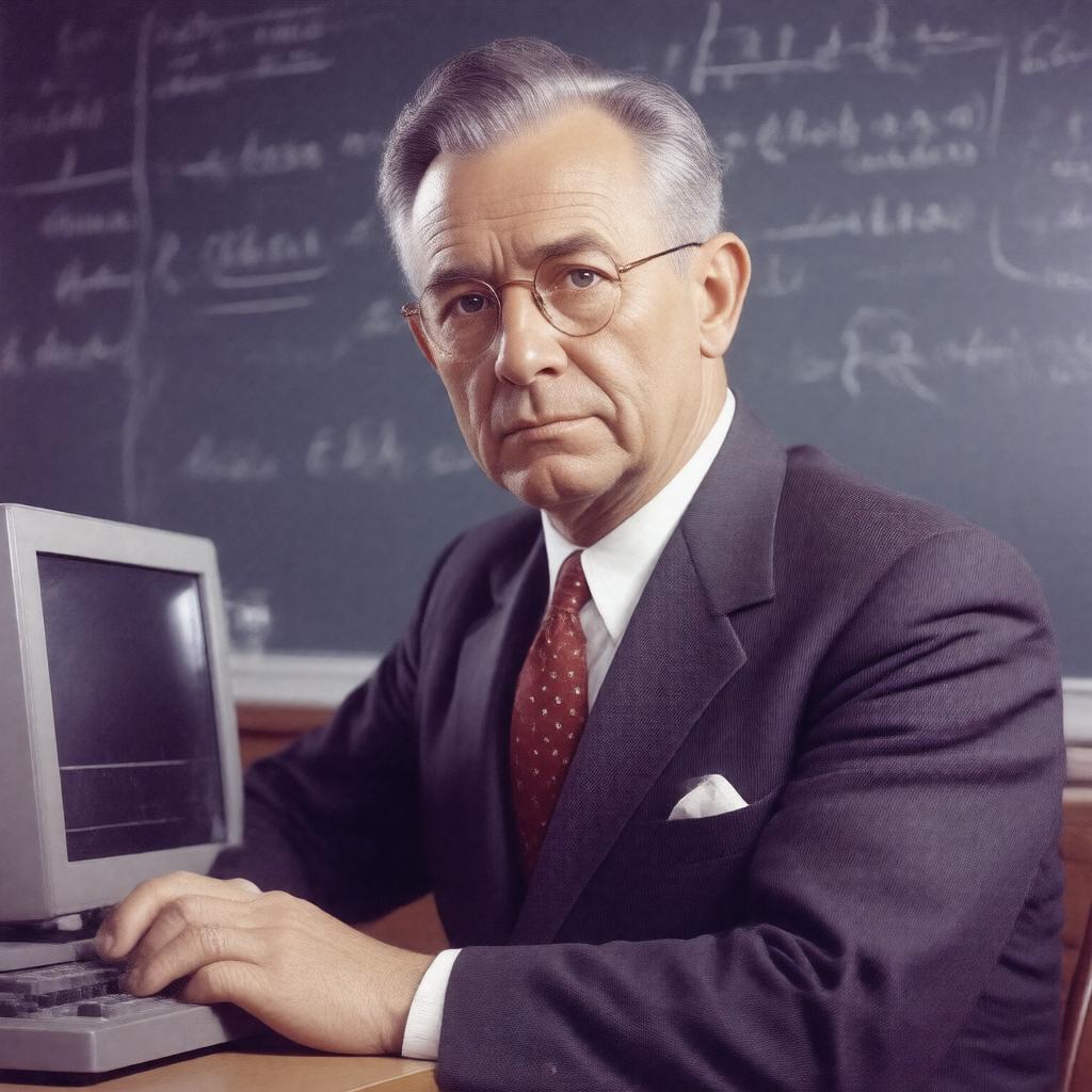 AI-created image of John W. Mauchly