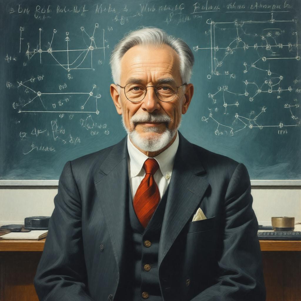 AI-created image of John W. Moffat