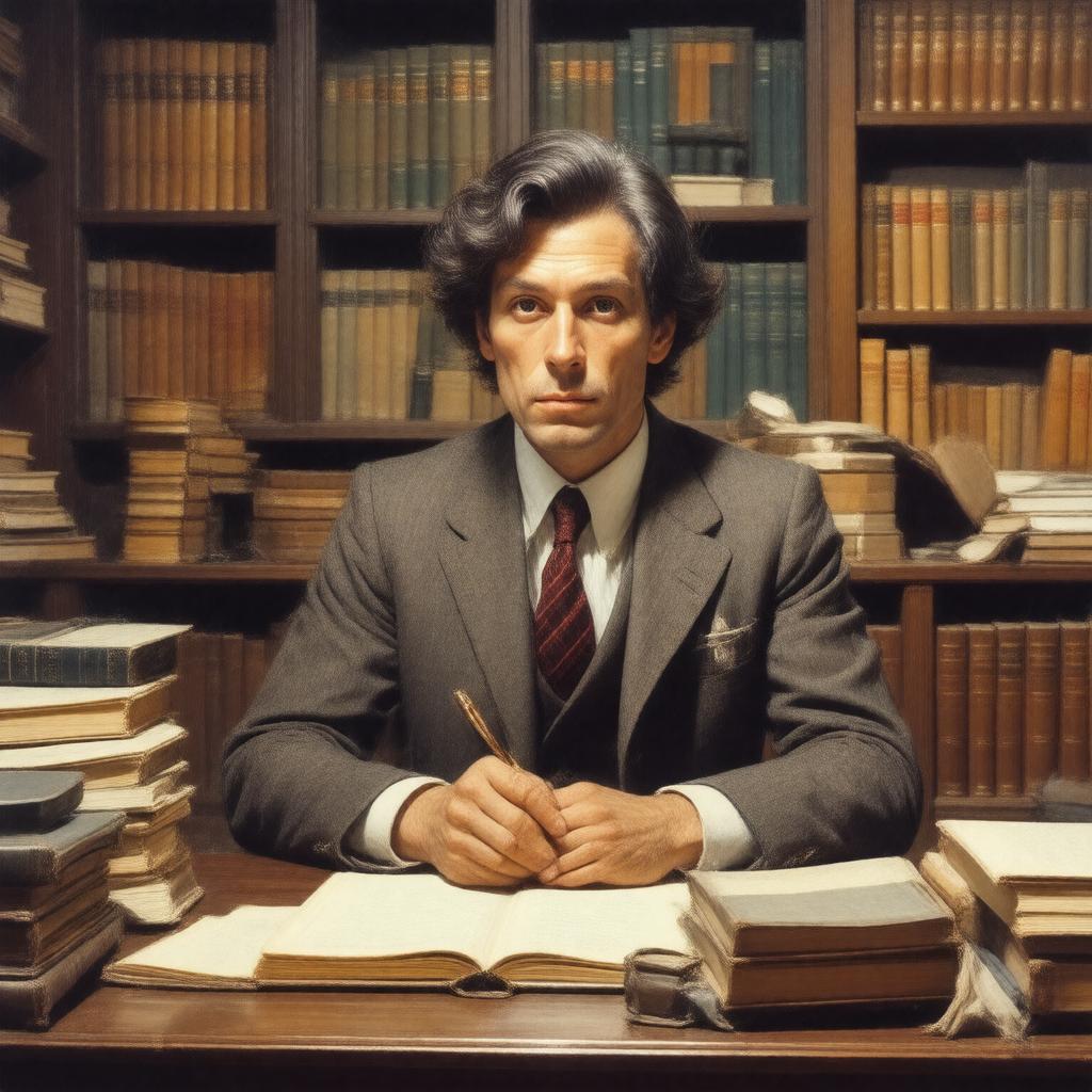 AI-created image of John Warren Wells