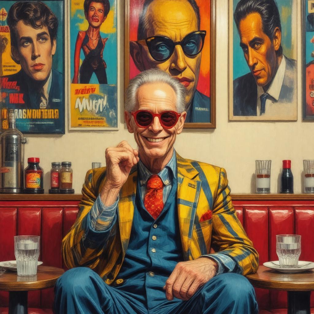 AI-created image of John Waters