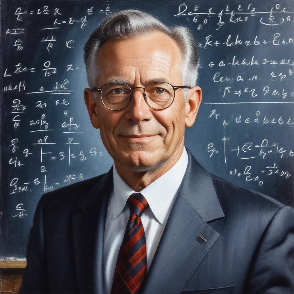 AI-created image of John Wheeler