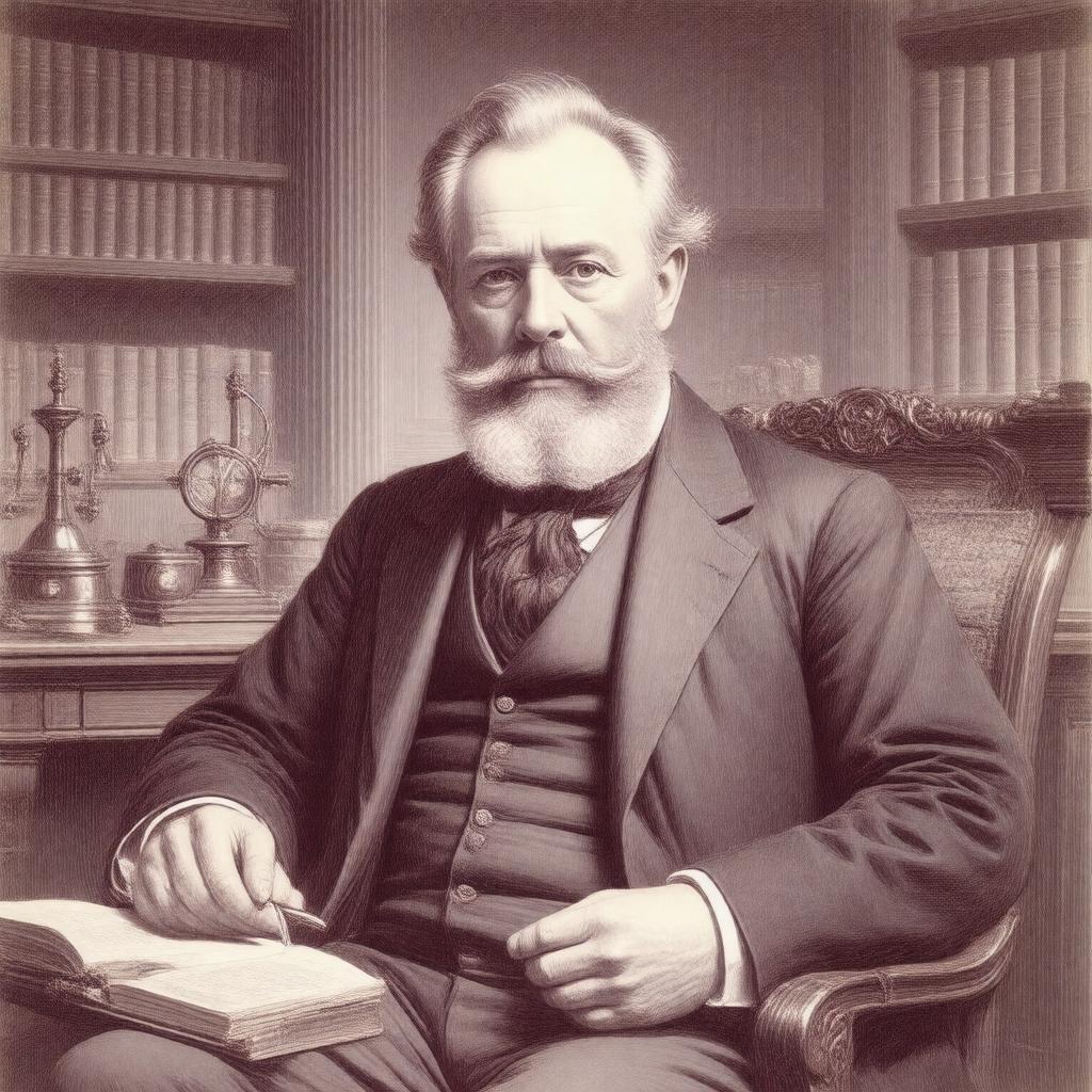 AI-created image of John William Strutt