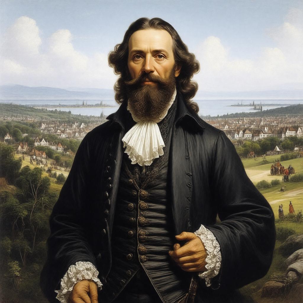 AI-created image of John Winthrop