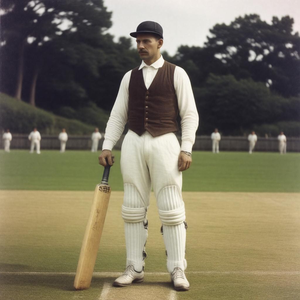Click to view larger image AI-created image of John Yates (cricketer)
