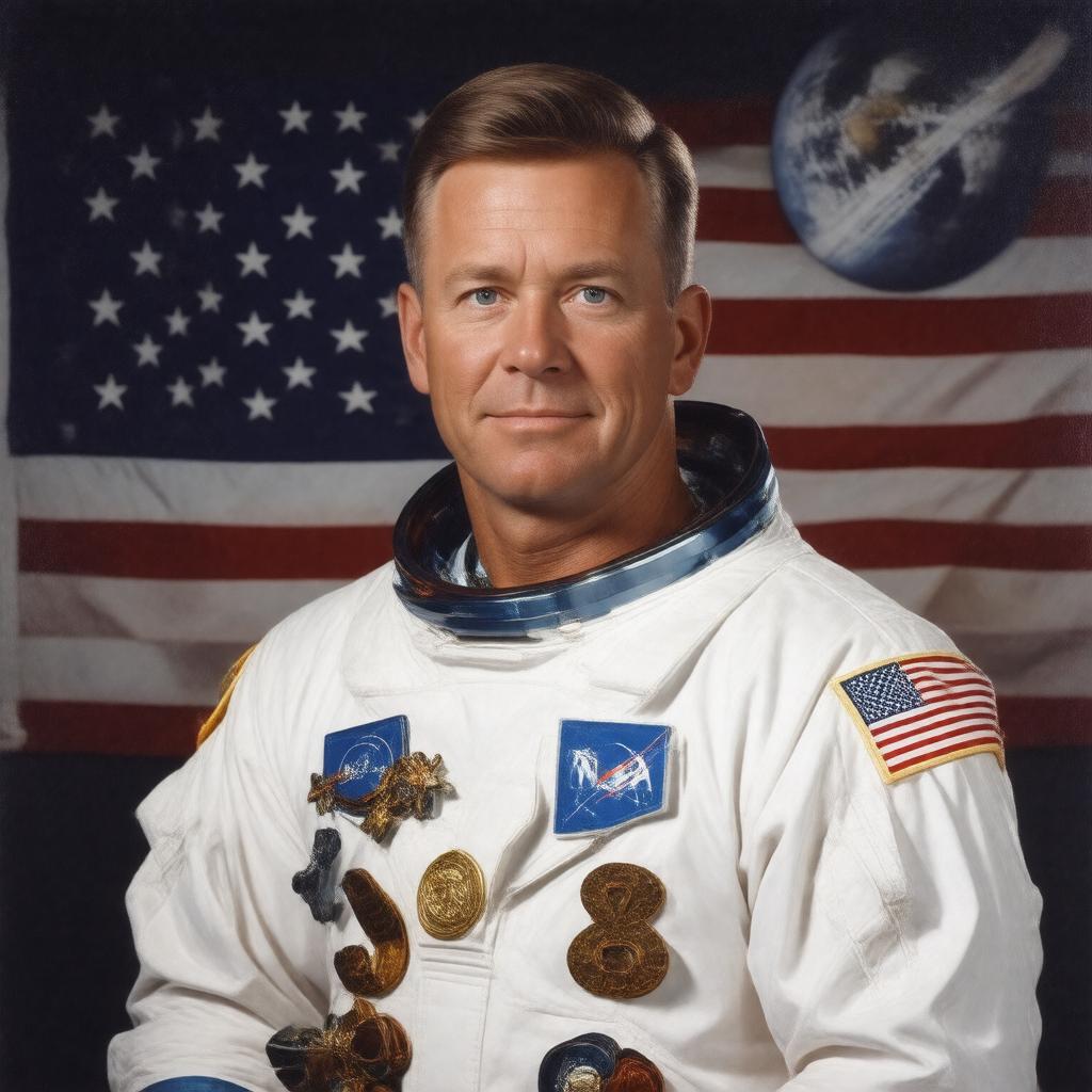 AI-created image of John Young